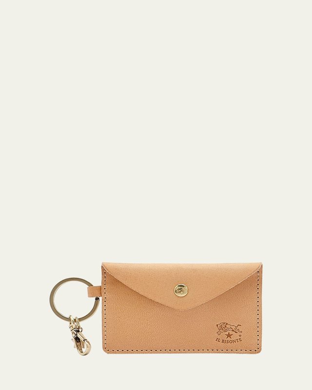 Keyring Leather Card Holder